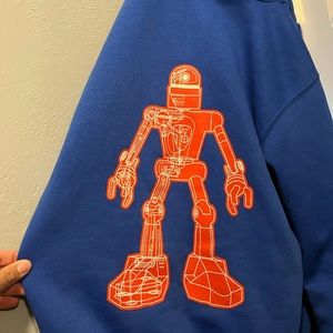 Meow Wolf zip up hooded jacket.